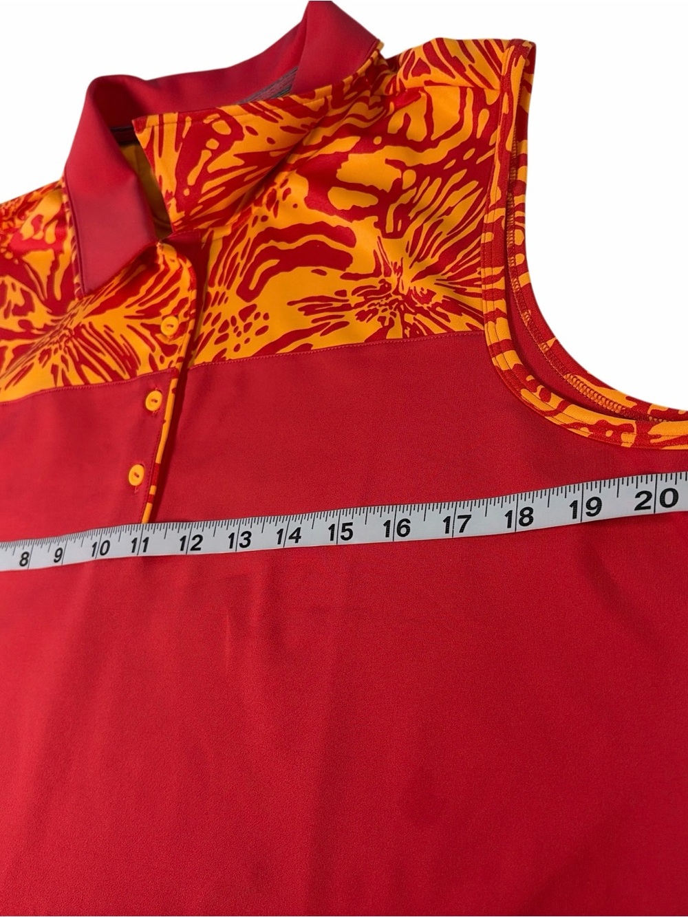 Adidas Women’s XL Multicolor Ultimate 365 Merch Sleeveless UPF 50 Golf Shirt - Picture 8 of 8